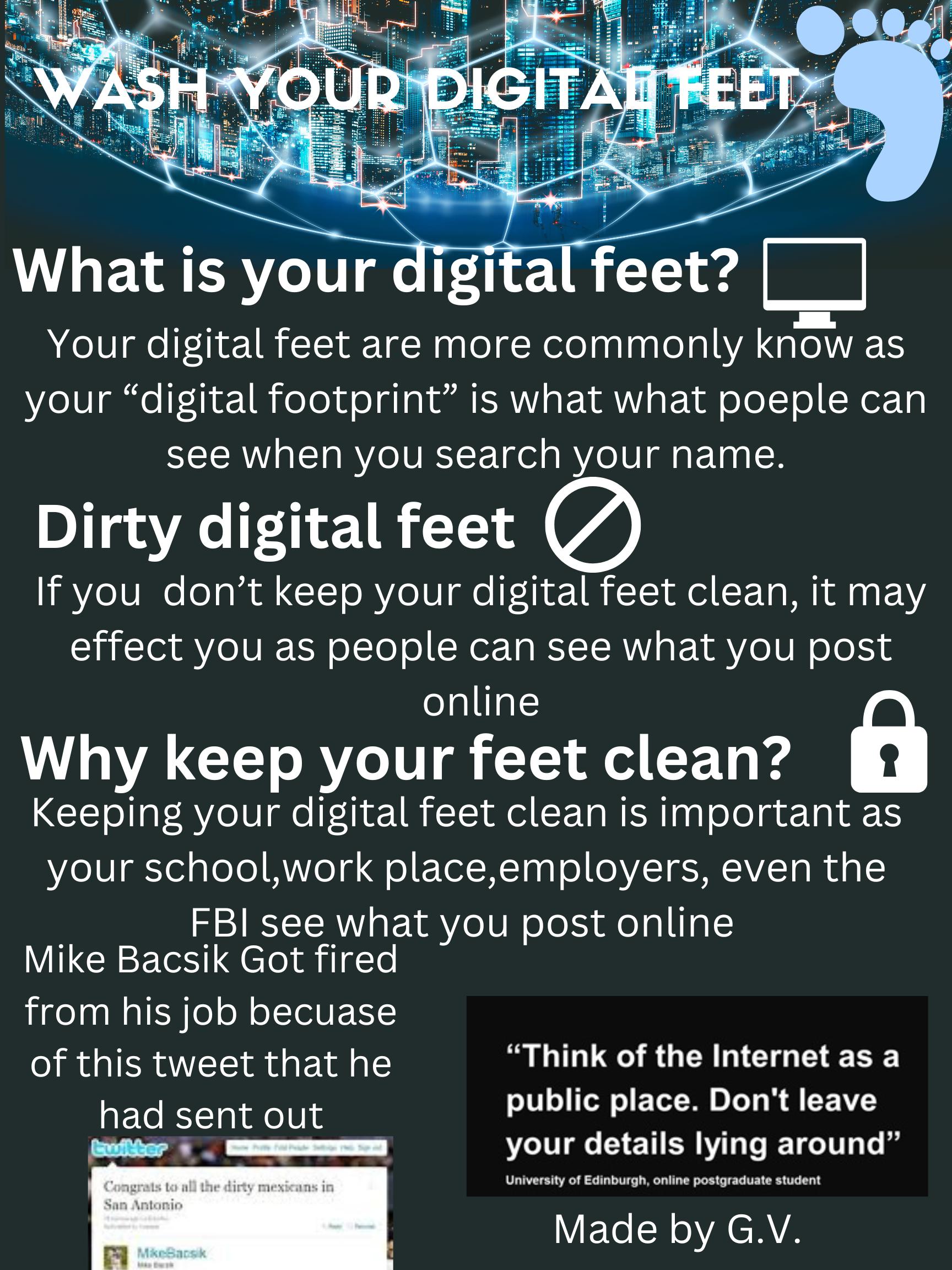 Digital Footprint Poster - Gabriel V.