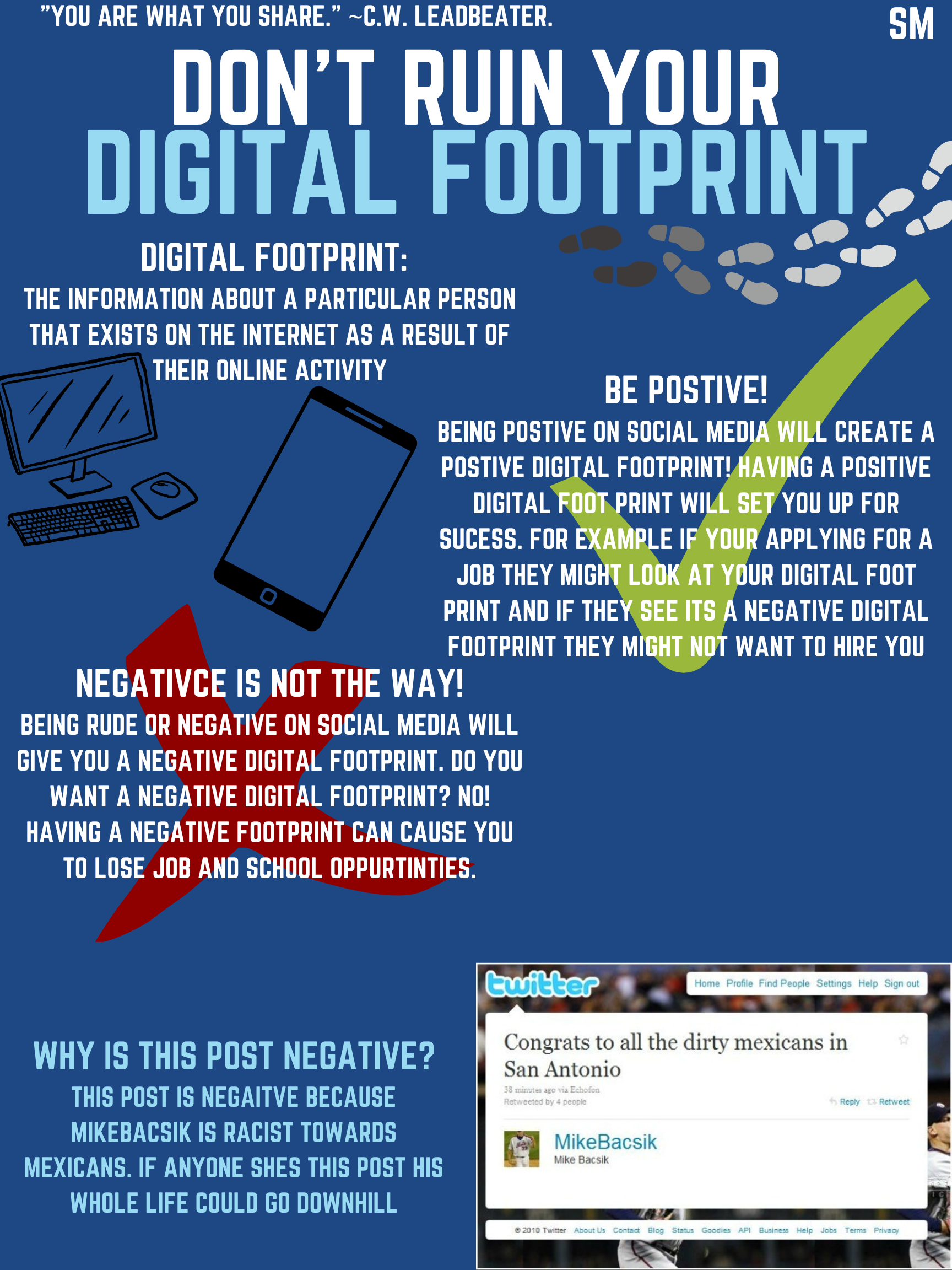 Digital Footprint Poster - Sienna M.