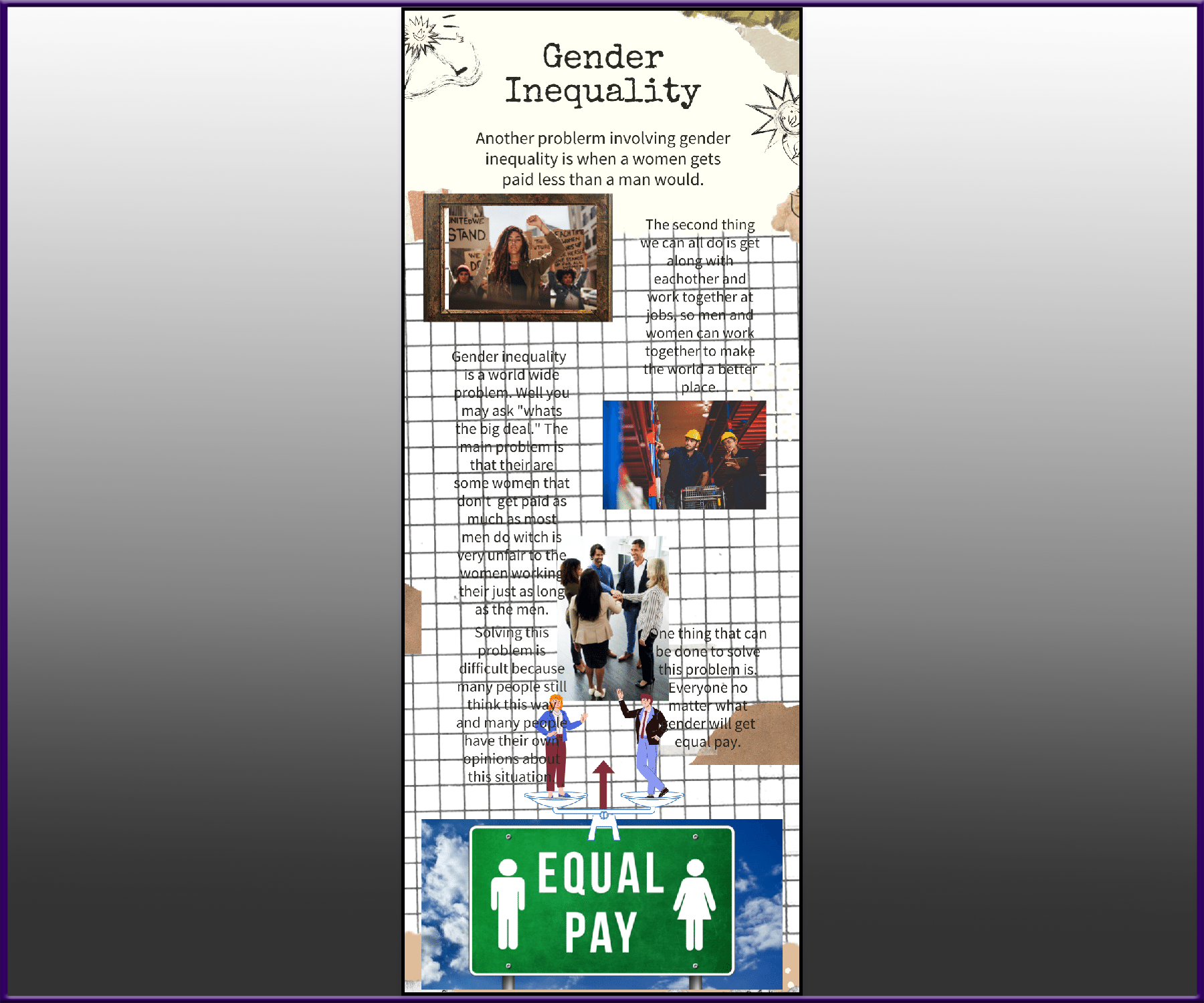 Gender Inequality Infographic